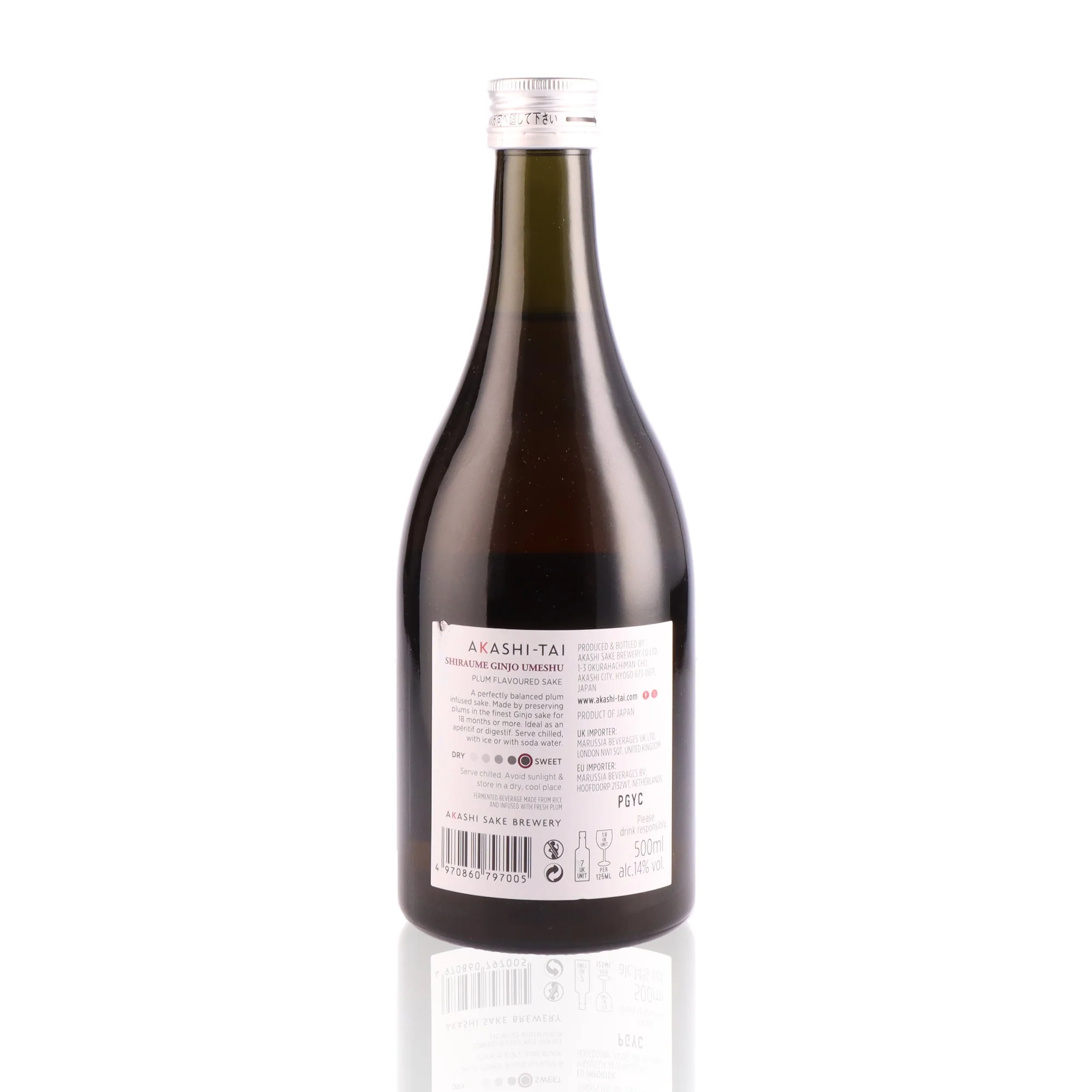 AKASHI-TAI - Shiraume Ginjo Umeshu - 14% - Image 2