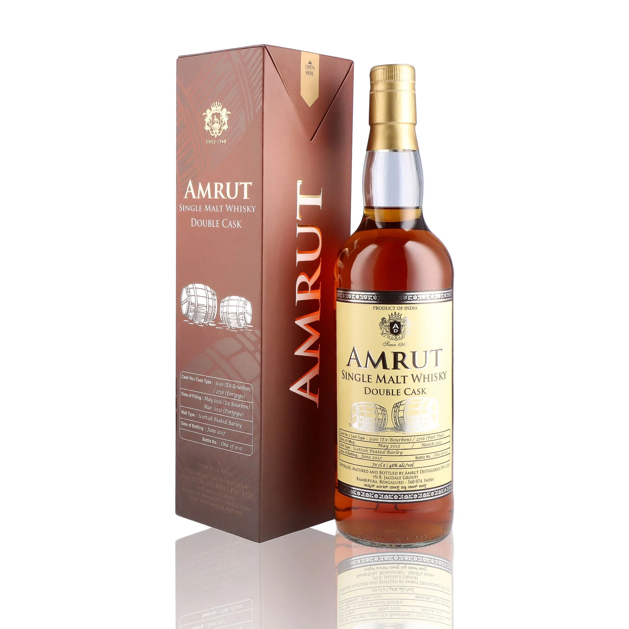 AMRUT - Double Cask - 46% - Image 3