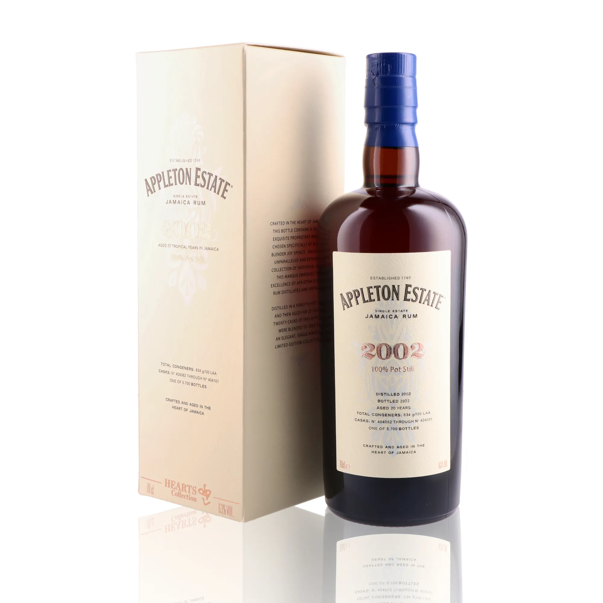 APPLETON ESTATE - Hearts Collection 2002 - 63% - Image 3