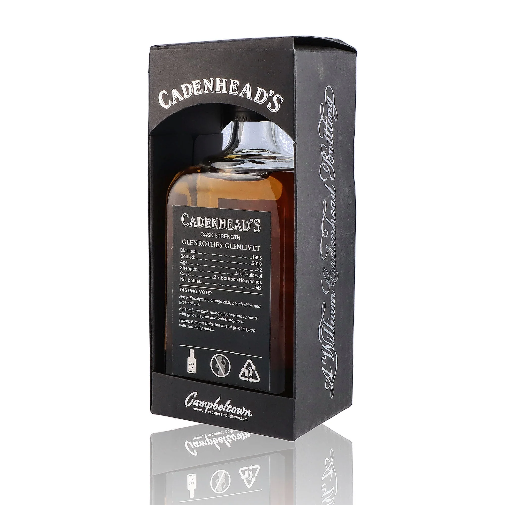 CADENHEAD'S - Glenrothes 22 ans 1996 Small Batch -  50,1% - Image 4