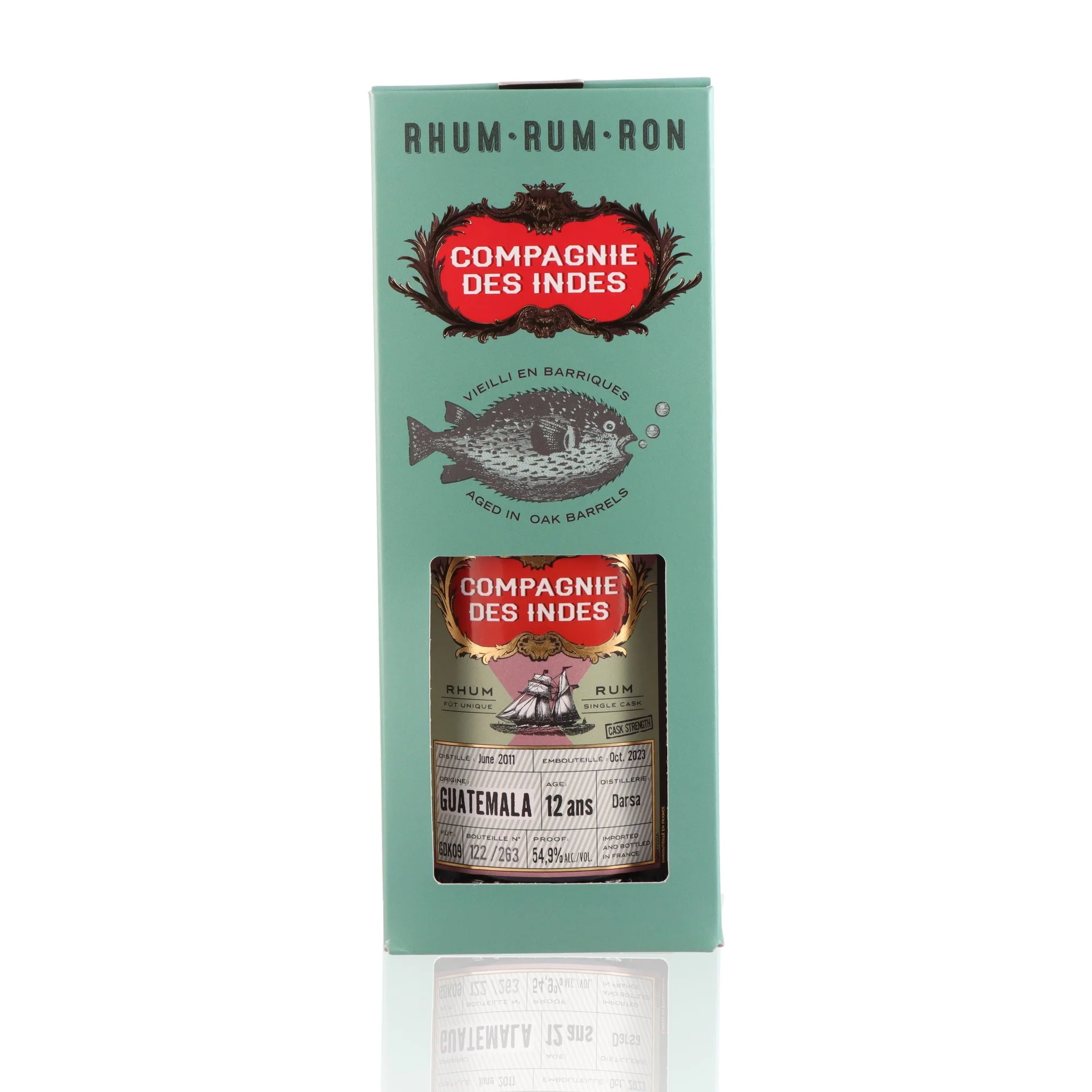 COMPAGNIE DES INDES - Darsa Cask Strenght Guatemala 12 ans - 54,9% - Image 3