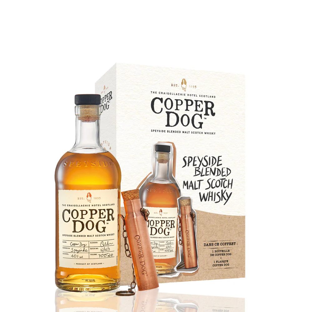 COPPER DOG - coffret 1 flasque - 40%