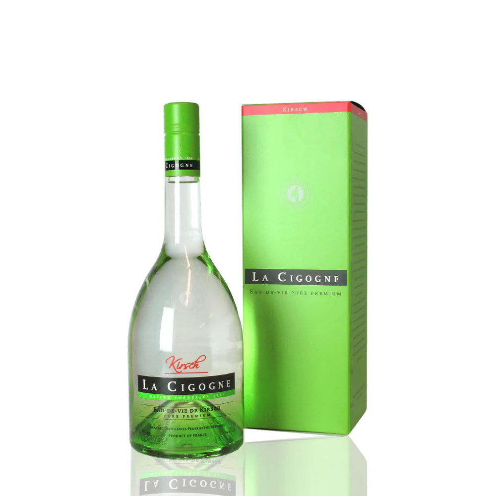 GRANDES DISTILLERIES PEUREUX - La cigogne Kirsch Gamme Bô - 40%