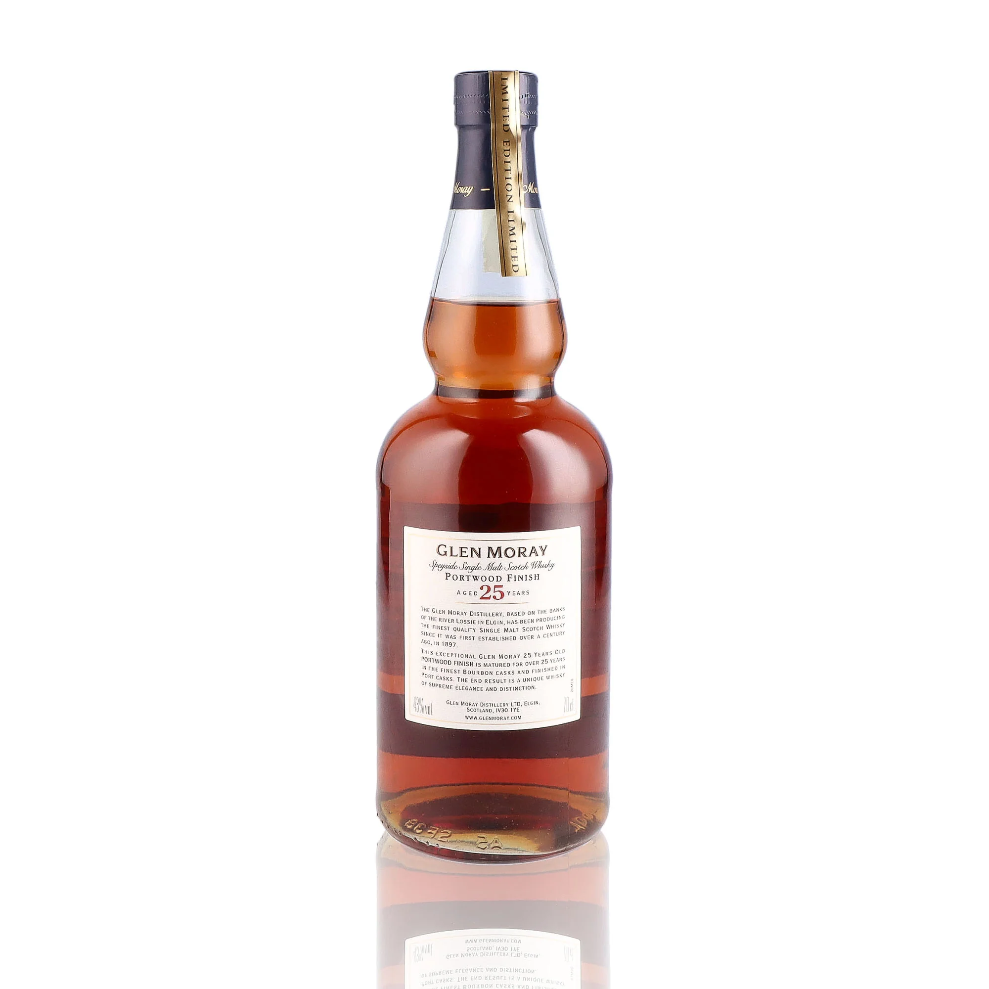GLEN MORAY - 25 ans Portwood Finish - 43% - Image 2