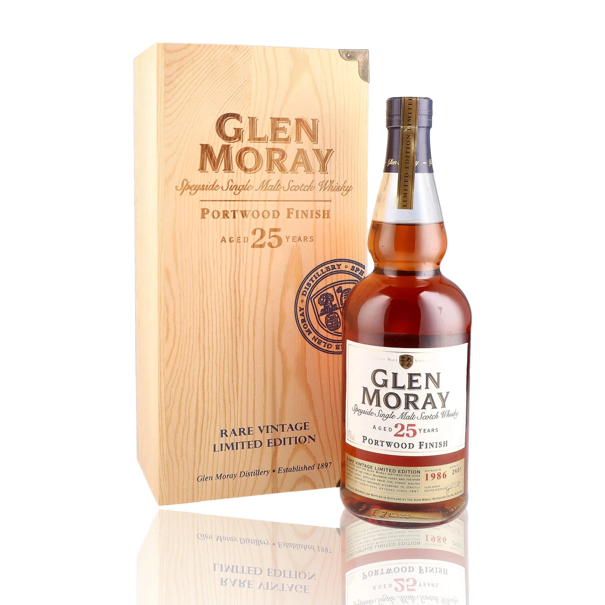 GLEN MORAY - 25 ans Portwood Finish - 43% - Image 3