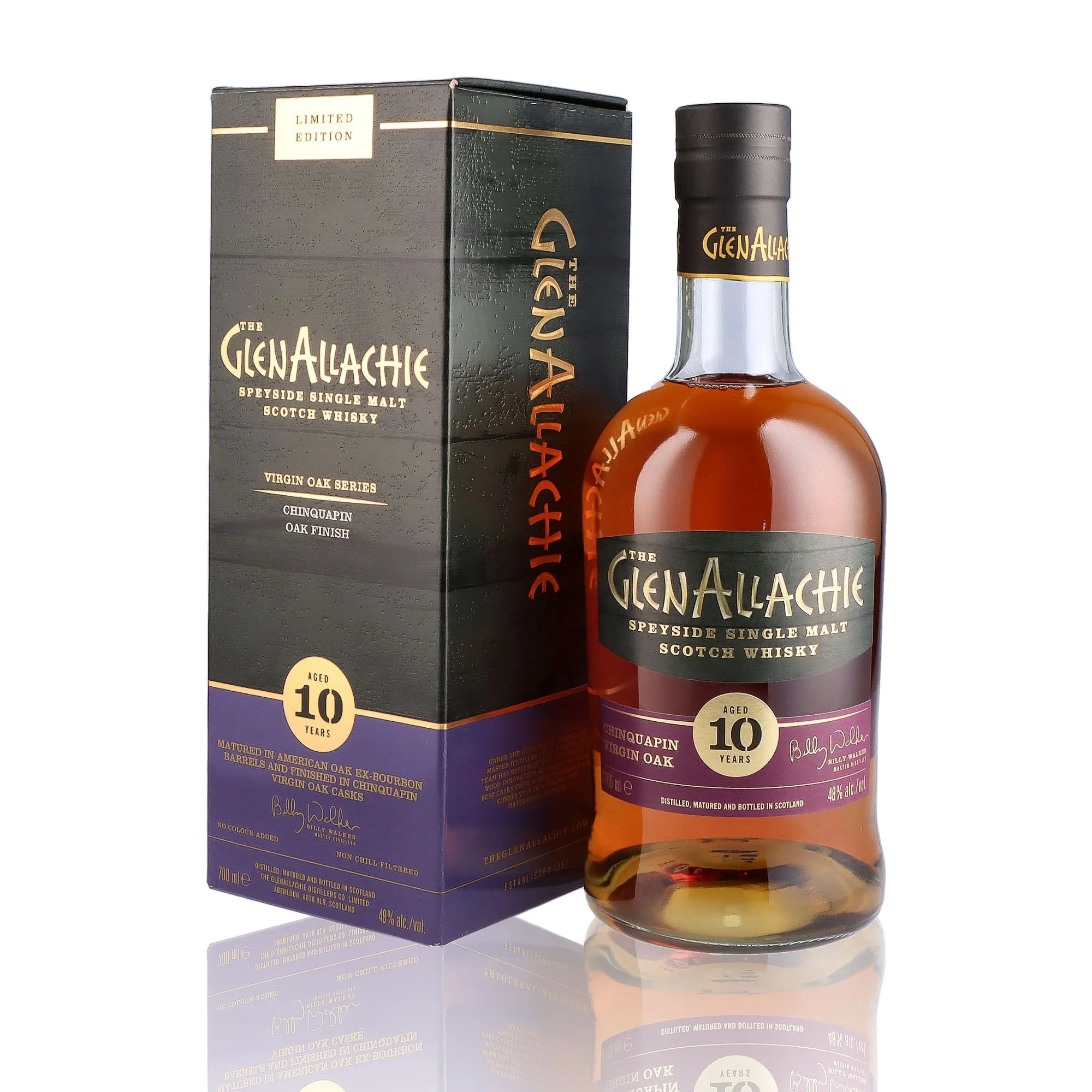 GLENALLACHIE - Chinquapin Virgin Oak Finish 10 ans - 48% - Image 3