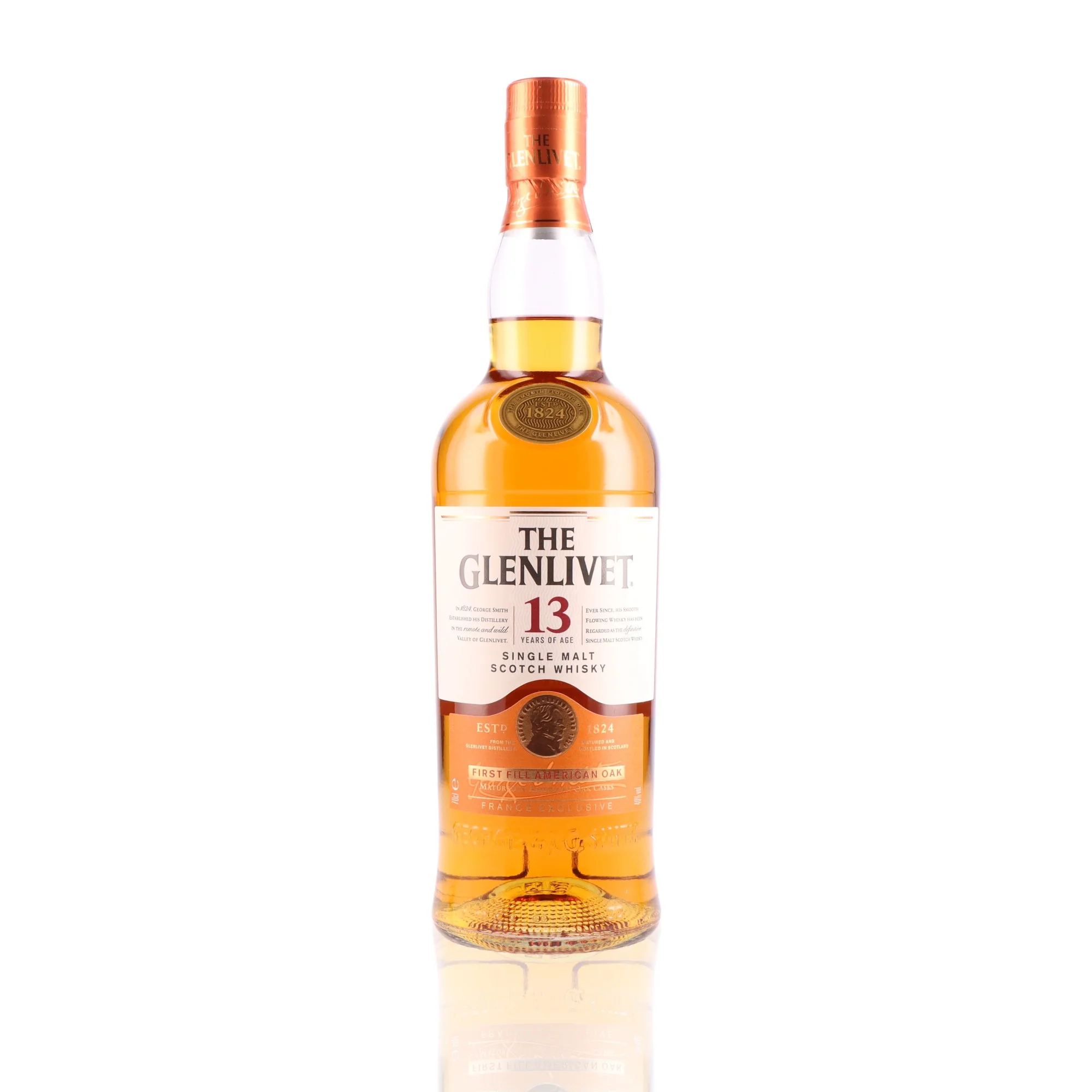 GLENLIVET - 13 ans First Fill American Oak - 40%