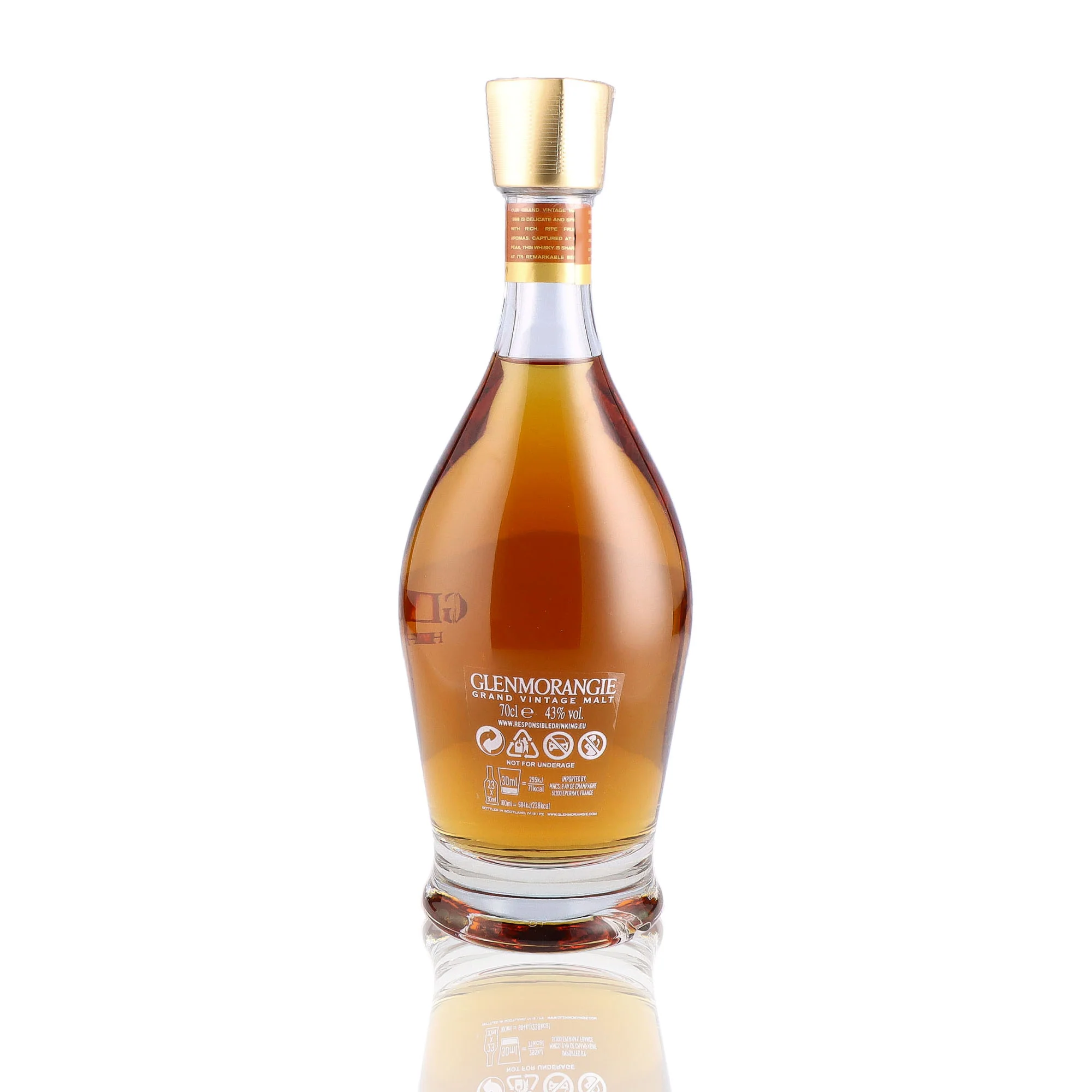 GLENMORANGIE - Grand Vintage Malt 1998 - 43% - Image 2