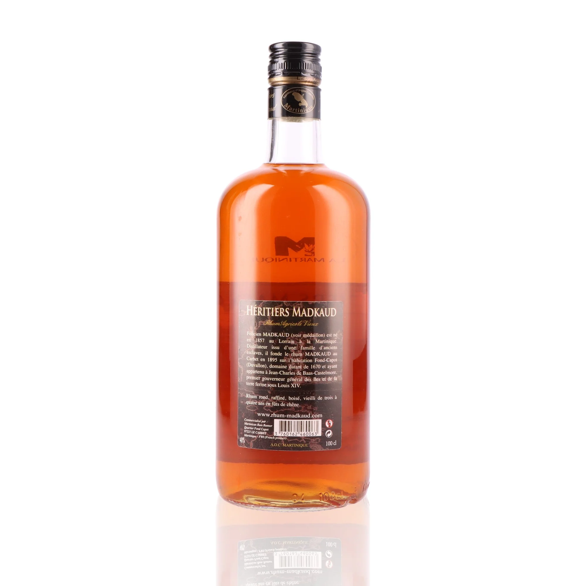 HERITIERS MADKAUD - Cuvée Renaissance 1L - 40% - Image 2