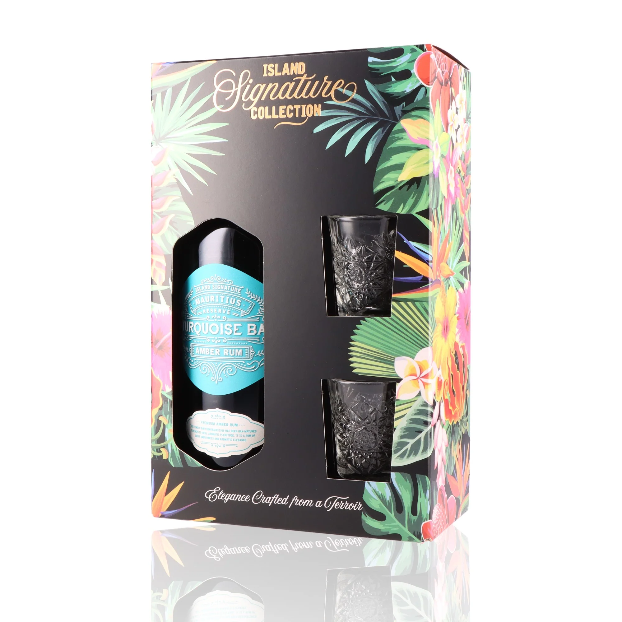ISLAND SIGNATURE - Coffret Turquoise Bay + 2 Verres - 40% - Image 2