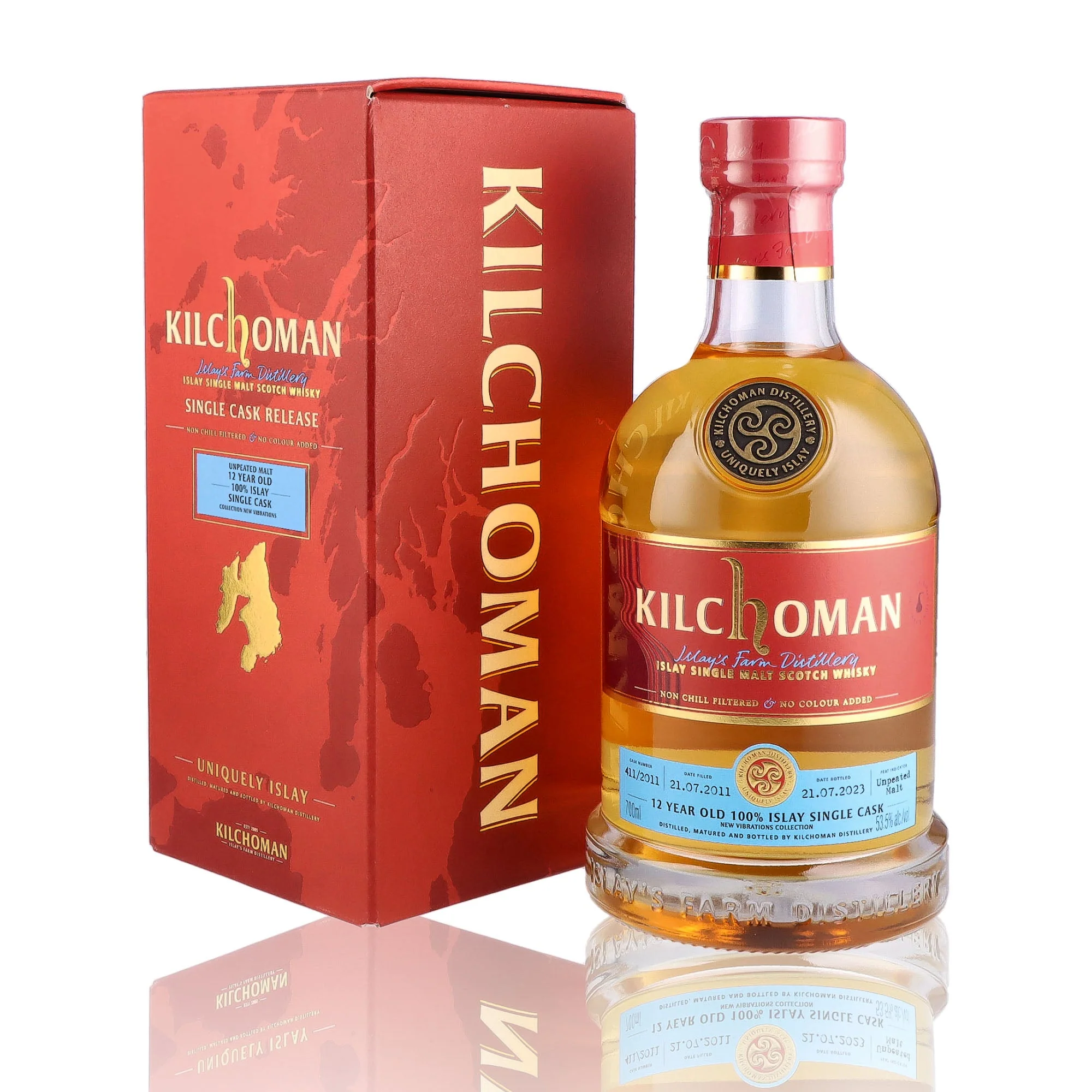 KILCHOMAN - 12 ans 100% Islay Unpeated - 53,5% - Image 3