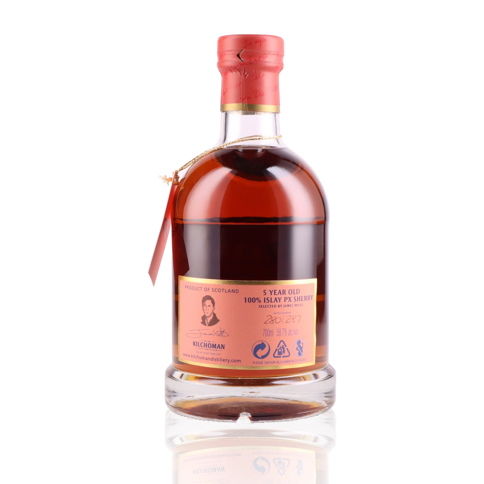 KILCHOMAN - 5 ans 100% Islay PX Sherry - 58,7% - Image 2