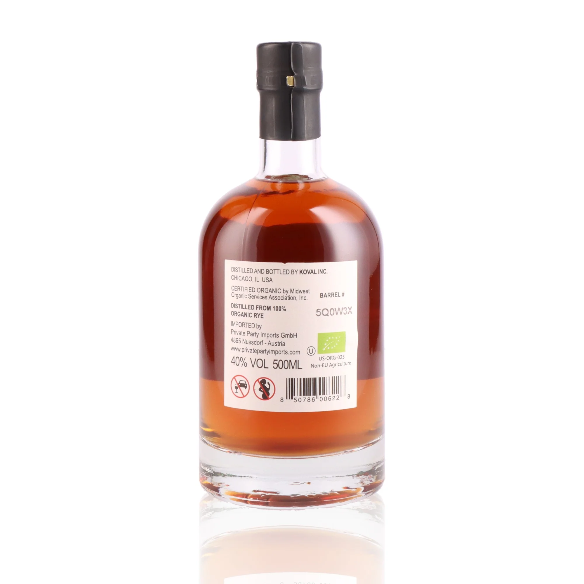KOVAL - Rye Single Barrel - 40% - Image 2