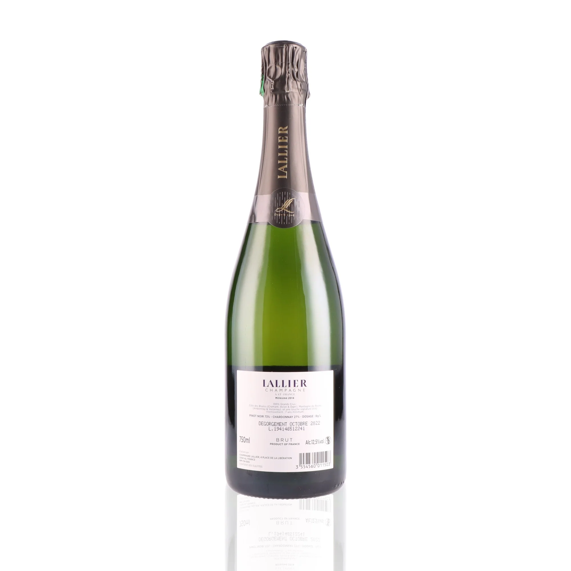 LALLIER - Millésime 2014 - 12,5% - Image 2