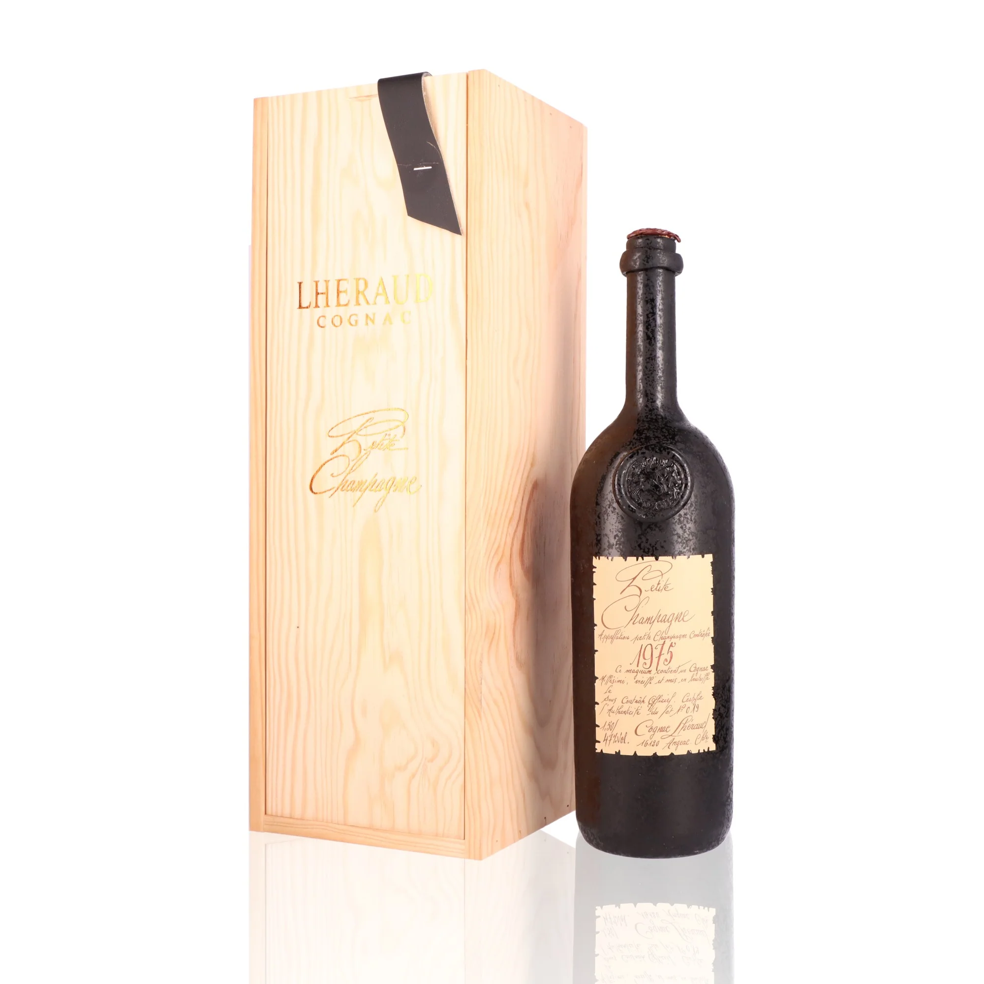 LHERAUD - Petite Champagne 1975 - 47% - Image 6