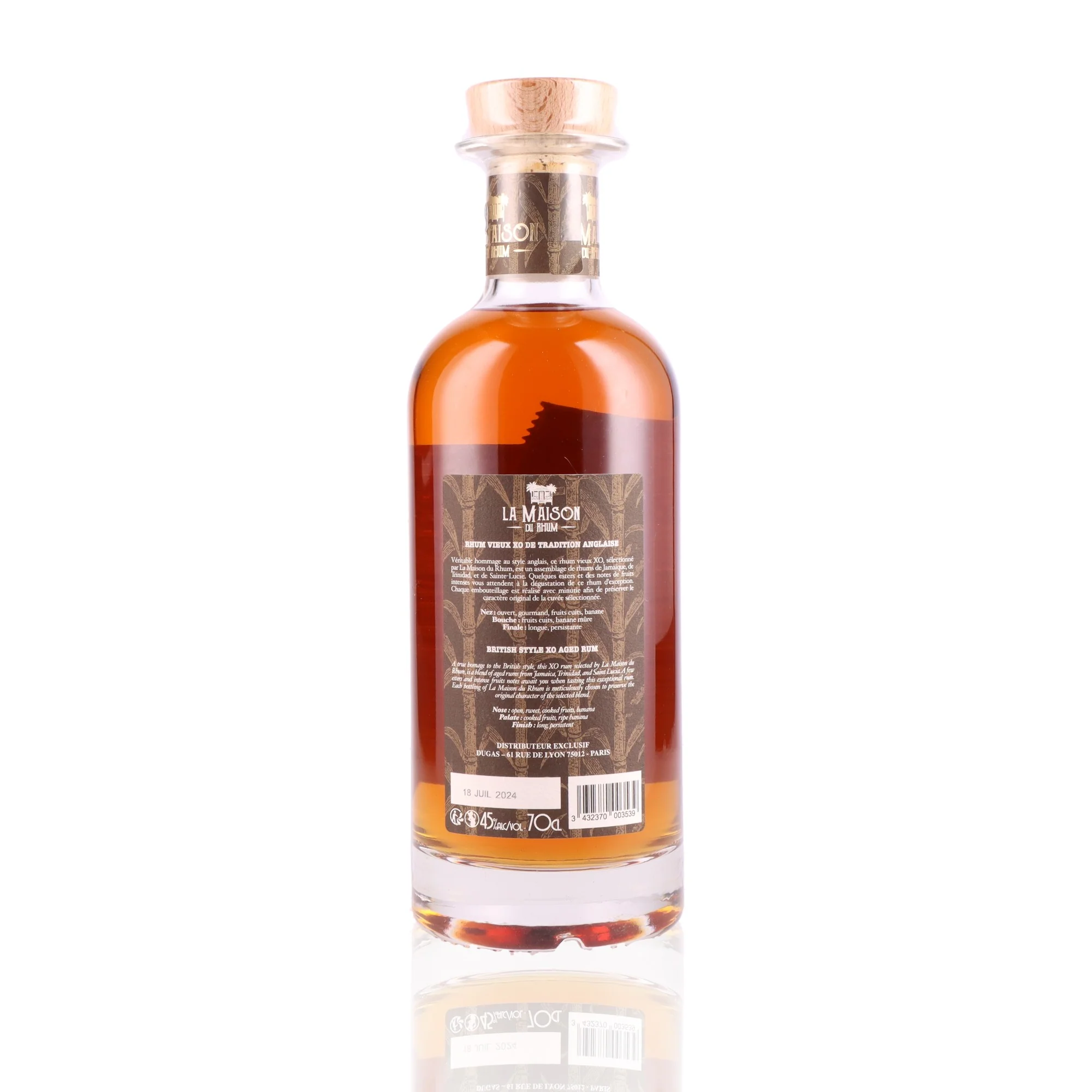 MAISON DU RHUM - Tradition Anglaise XO - 45% - Image 2