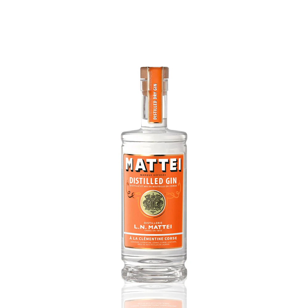 MATTEI - Distilled Dry Gin Clémentine - 40%