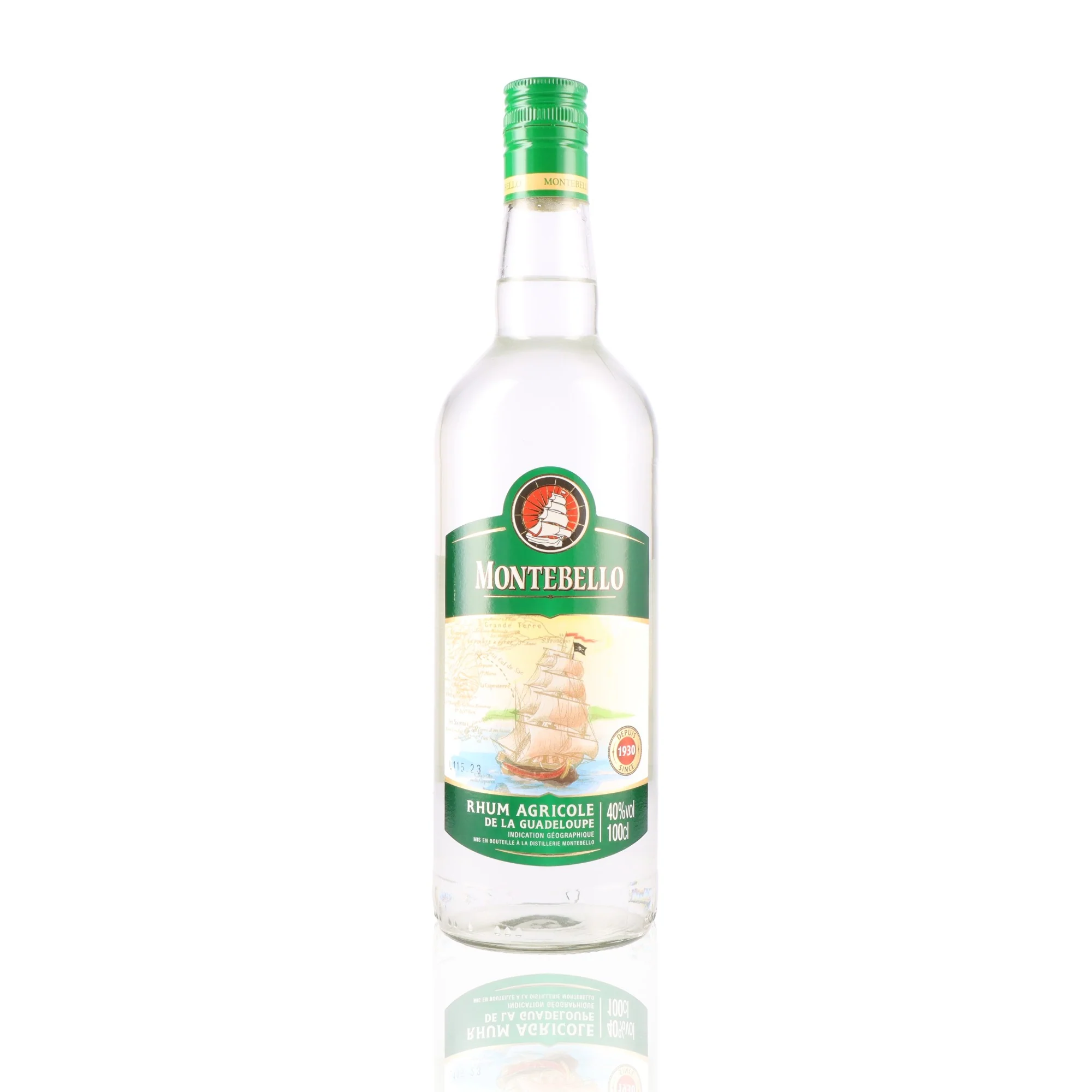 MONTEBELLO - Rhum Blanc - 1 L - 40%