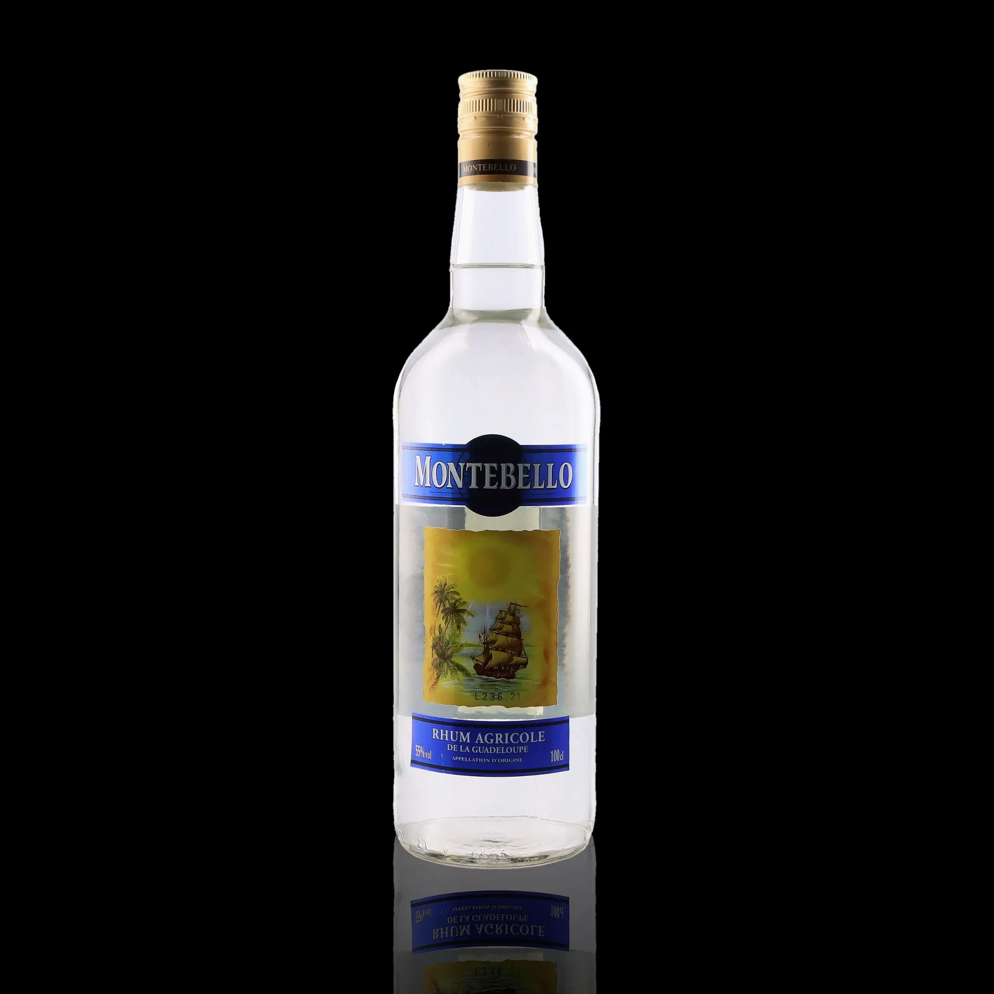 MONTEBELLO - Rhum Blanc 1L - 55% - Image 2
