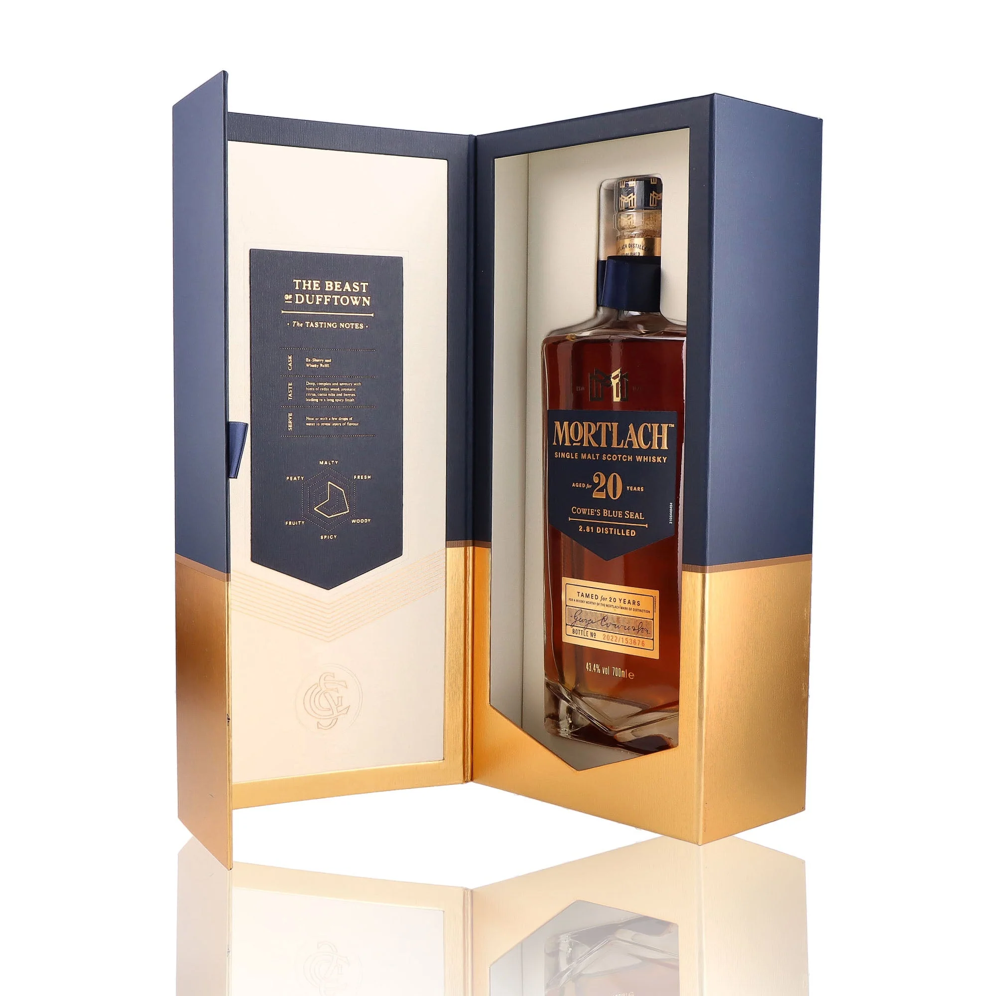 MORTLACH - 20 ans Cowie's Blue Seal - 43,4% - Image 4