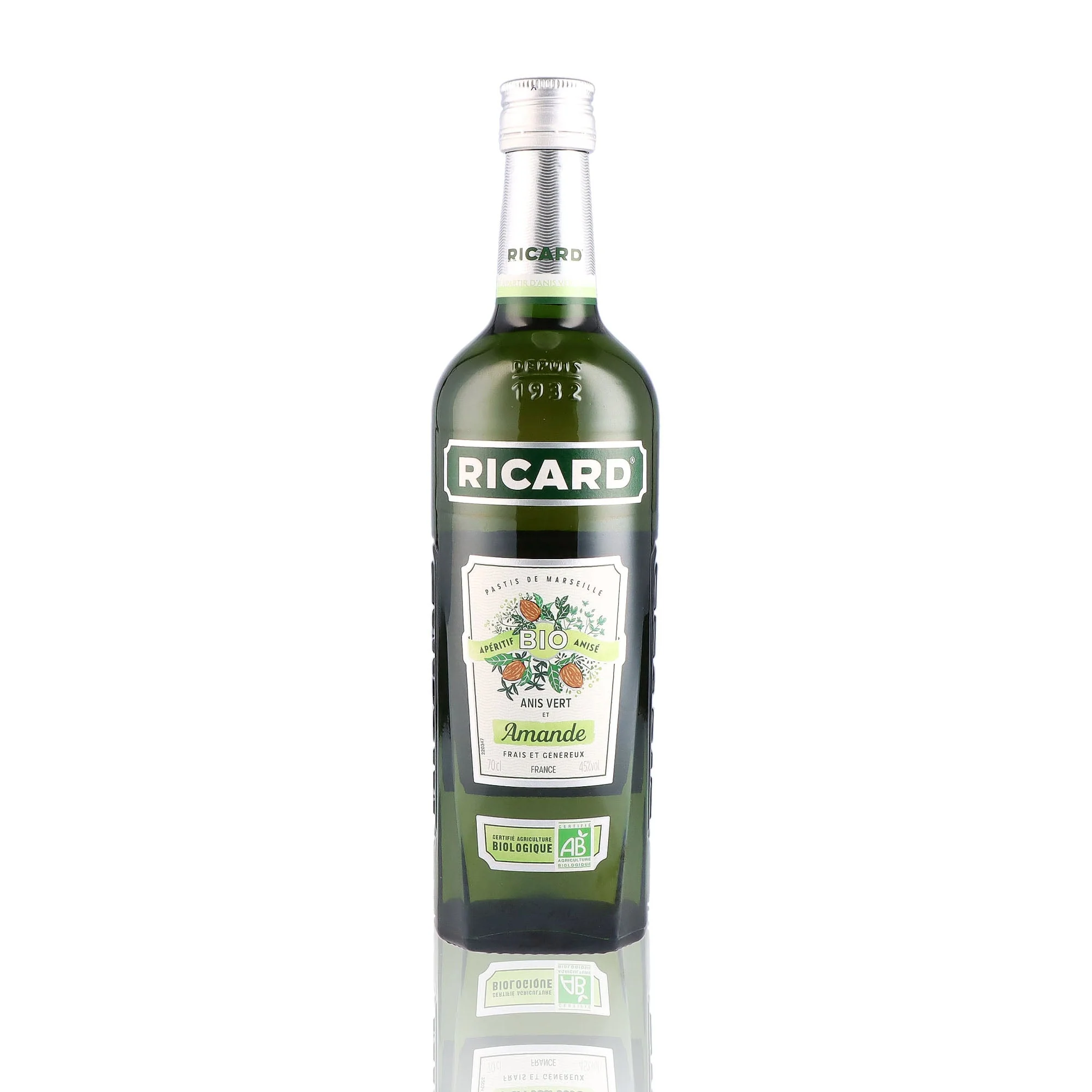 RICARD - Amandes Bio & Anis Vert - 45%