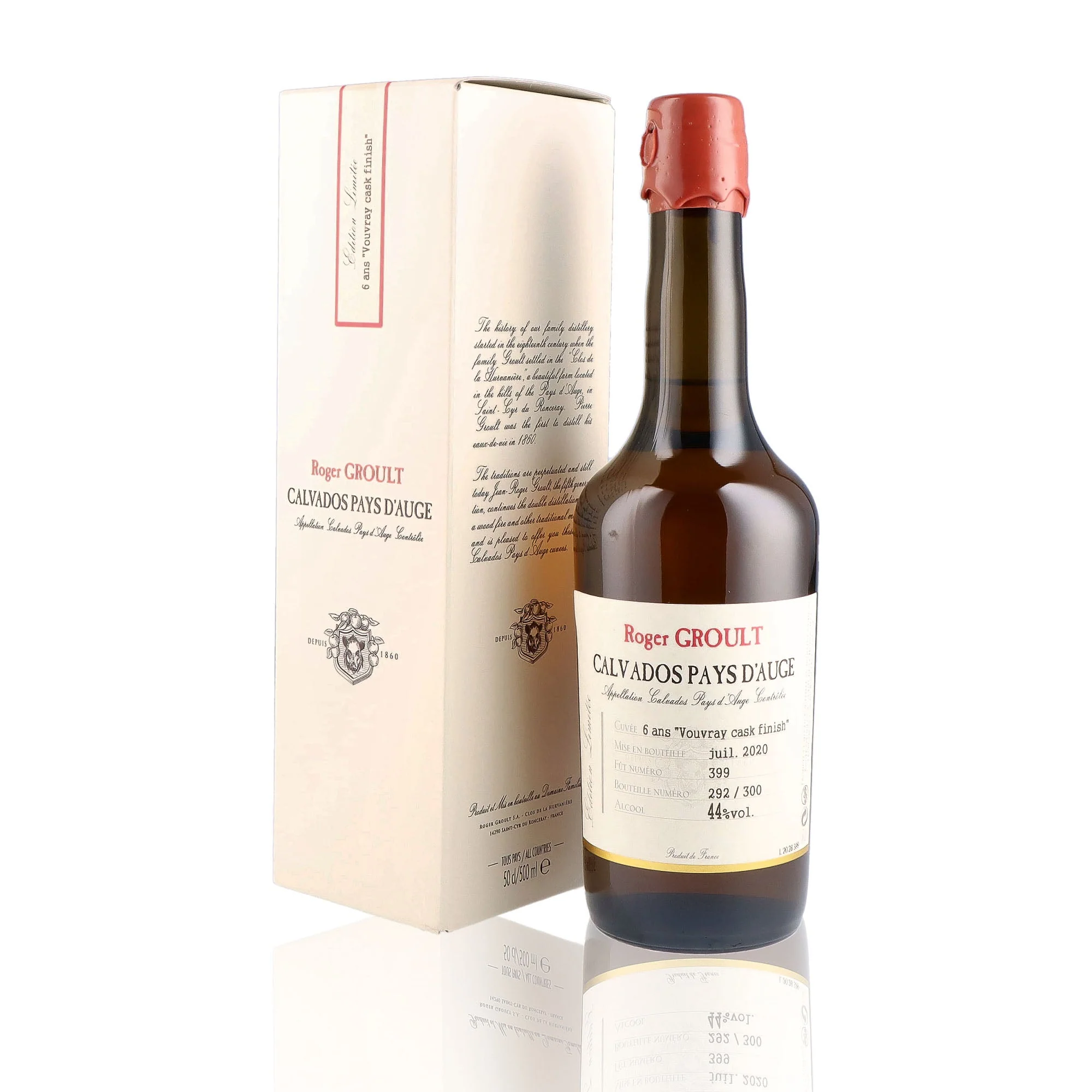 ROGER GROULT - Vouvray Cask Finish 6 ans - 44% - Image 3