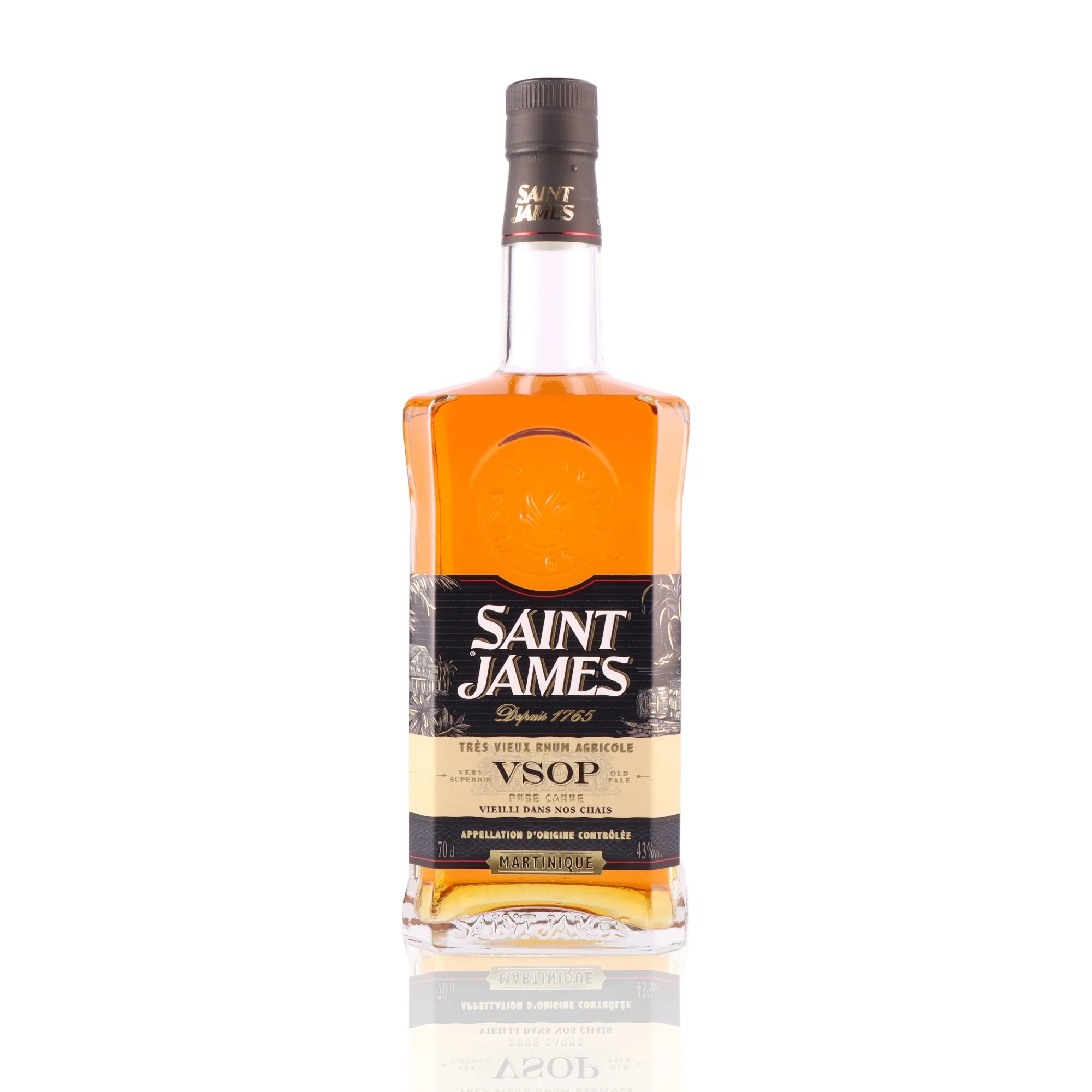 SAINT JAMES - Coffret VSOP + 2 Verres - 43% - Image 3