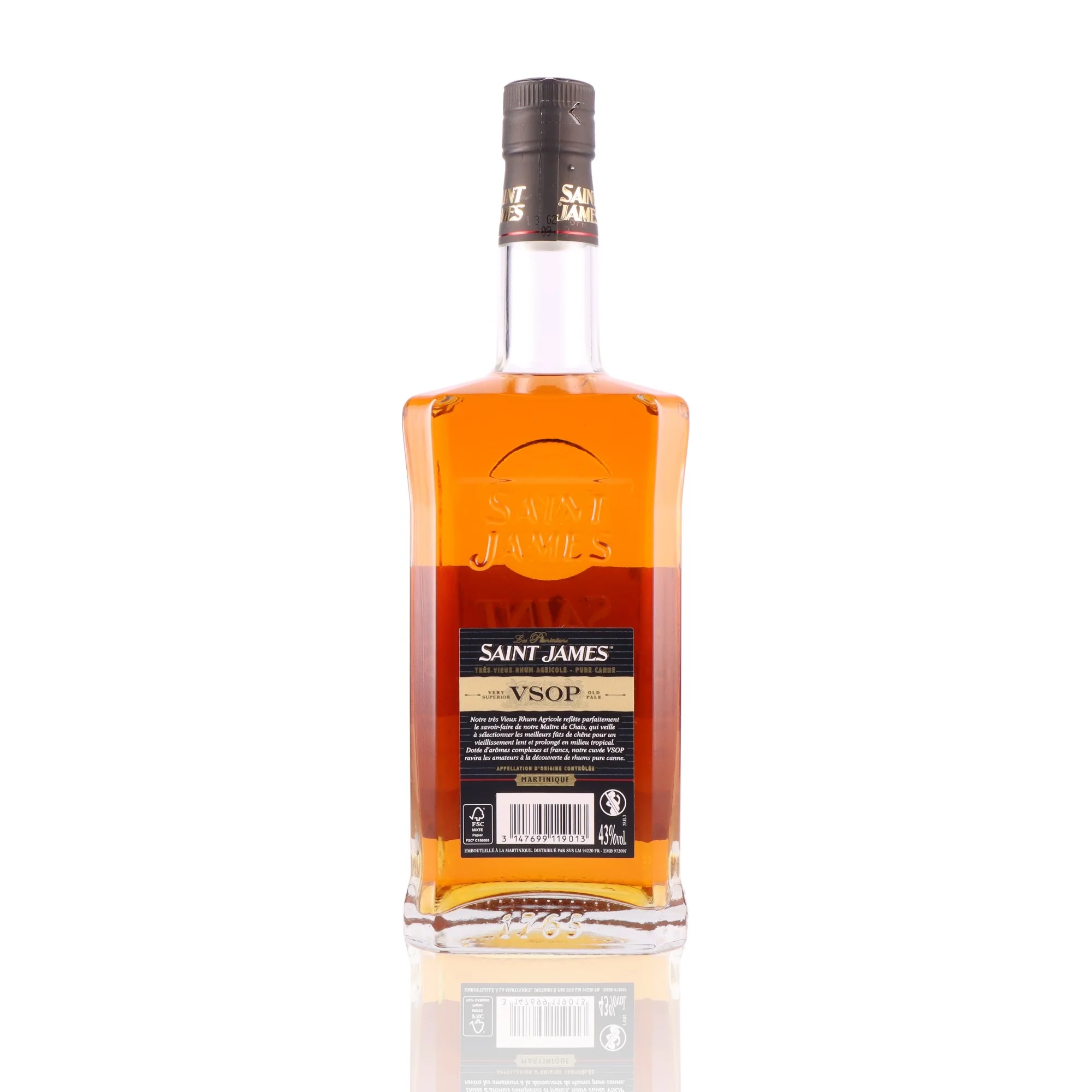 SAINT JAMES - Coffret VSOP + 2 Verres - 43% - Image 4