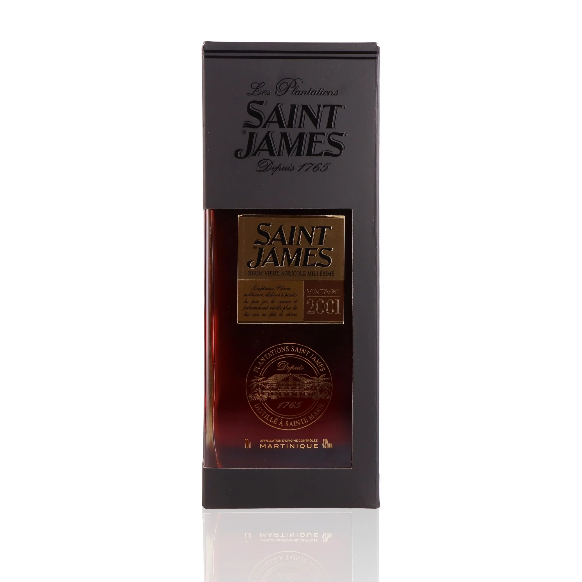 SAINT JAMES - Millésime 2001 - 43% - Image 3