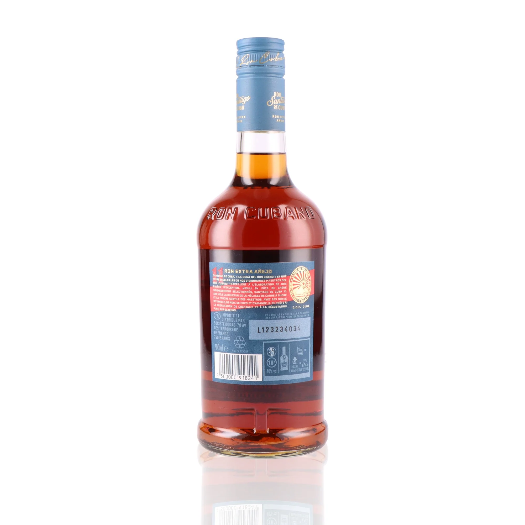SANTIAGO DE CUBA - Coffret 11 ans + 2 Verres - 40% - Image 4