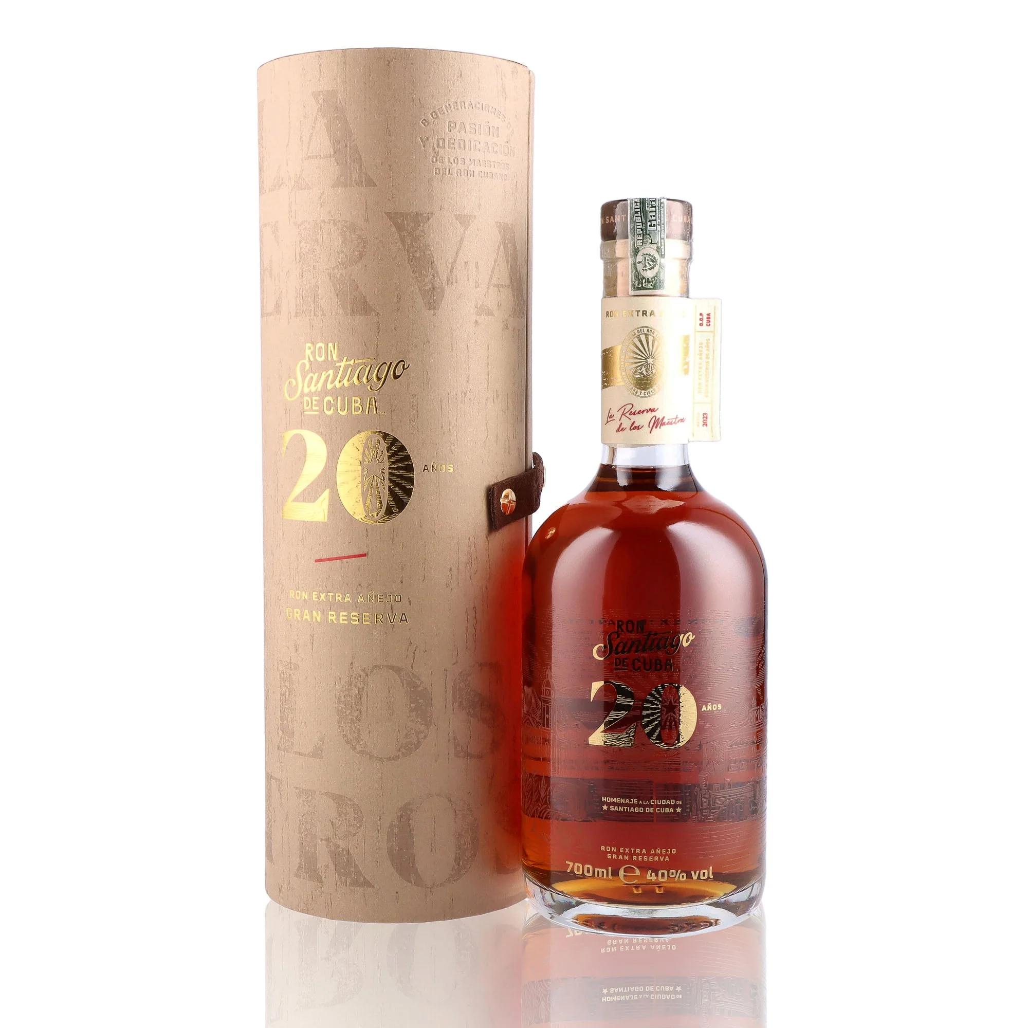 SANTIAGO DE CUBA - Extra Anejo 20 ans - 40% - Image 3