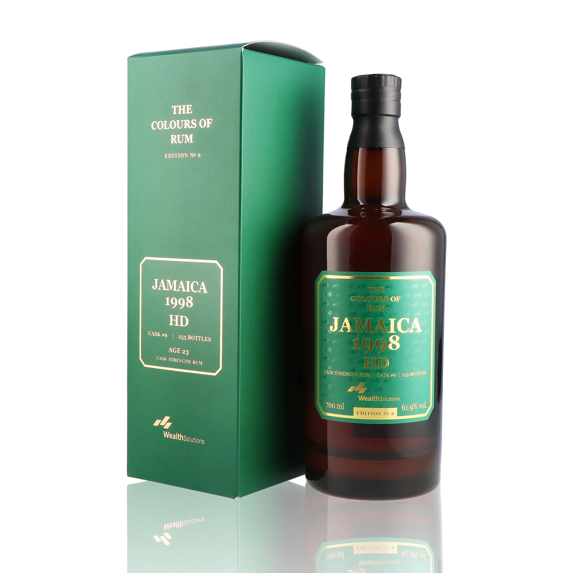 THE COLOUR OF RUM - Jamaica Edition No 6 23 ans 1998 W.S - 61,9% - Image 3