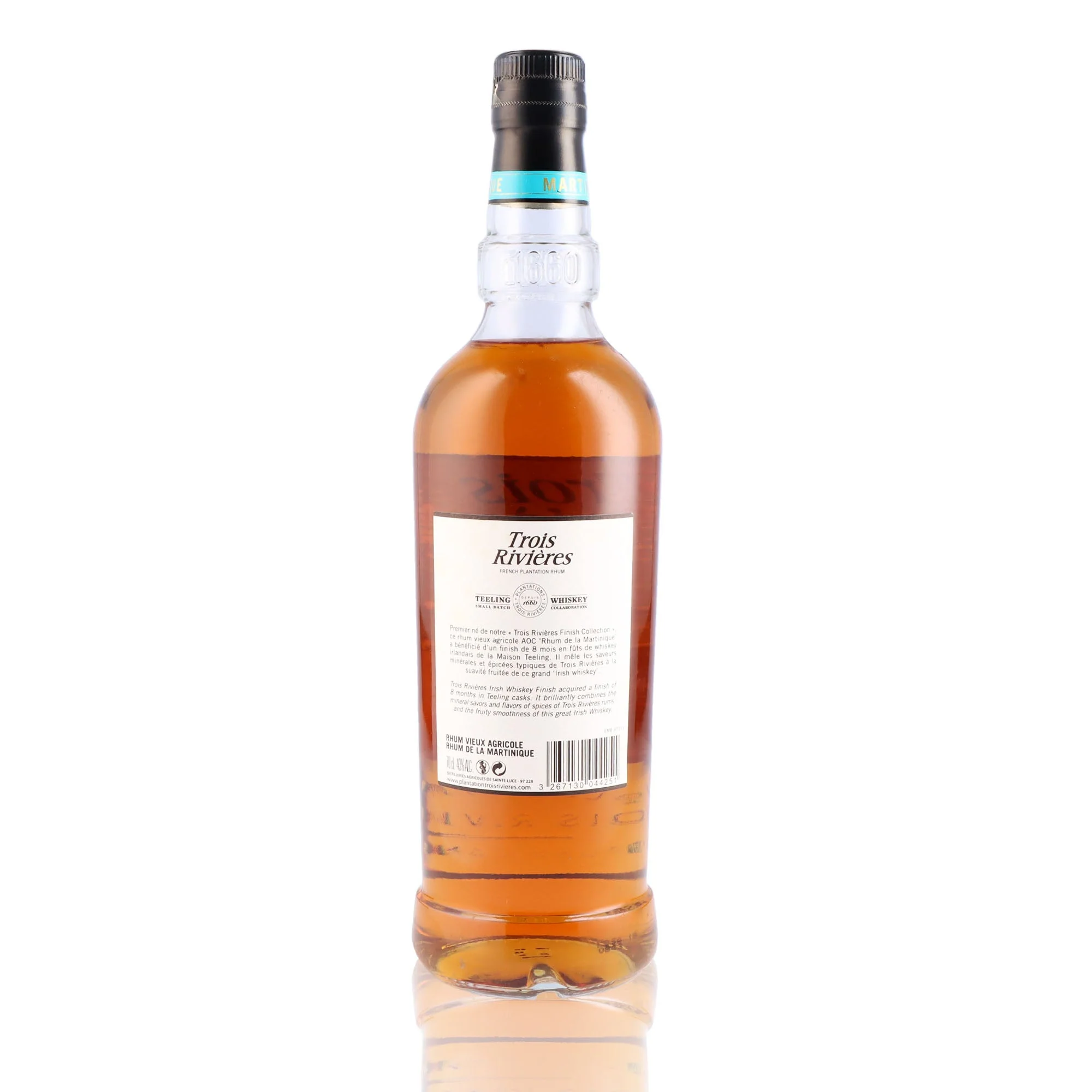 TROIS RIVIÈRES - Finish Irish Teeling Whiskey - 43% - Image 2