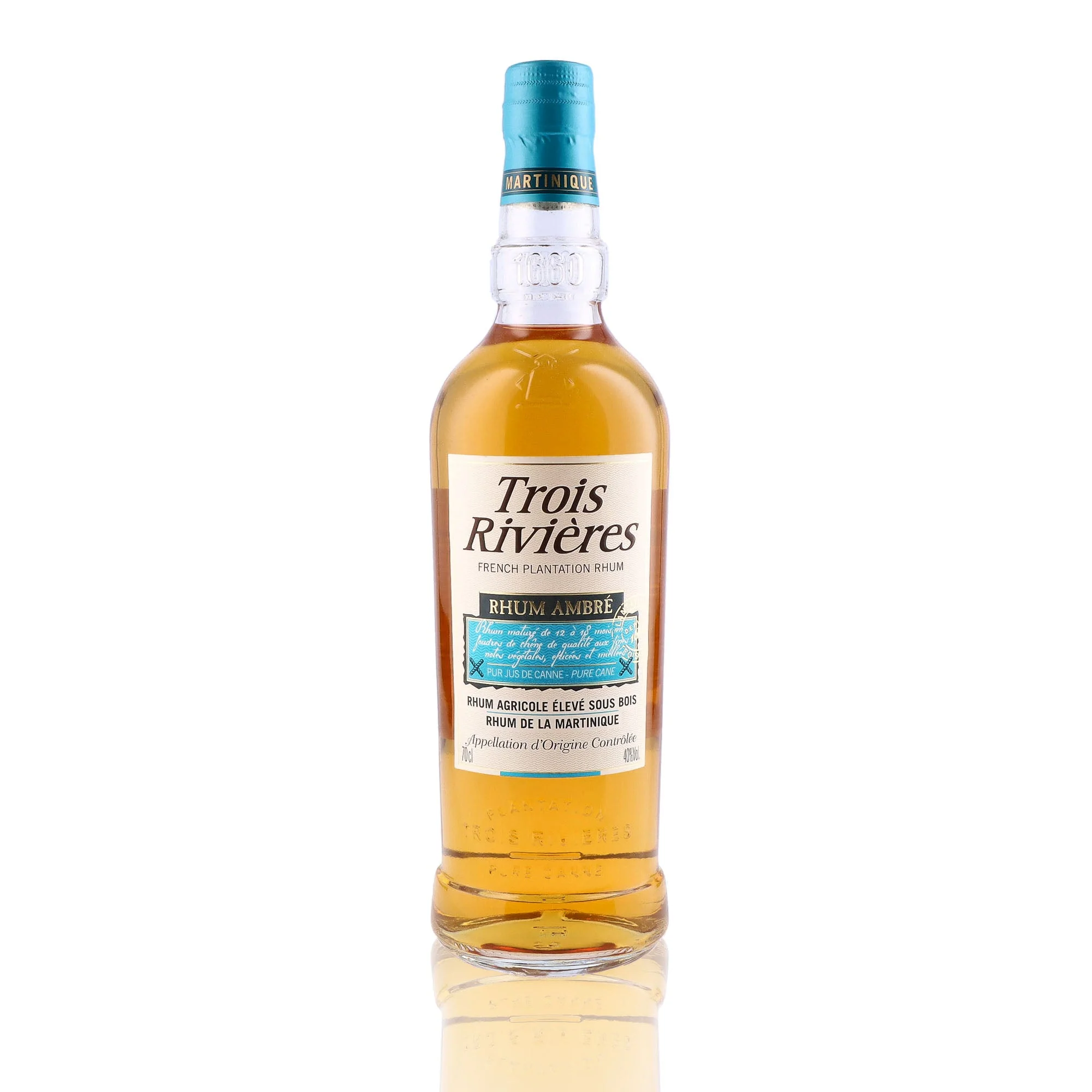 TROIS RIVIÈRES - Rhum Ambré Agricole 40%