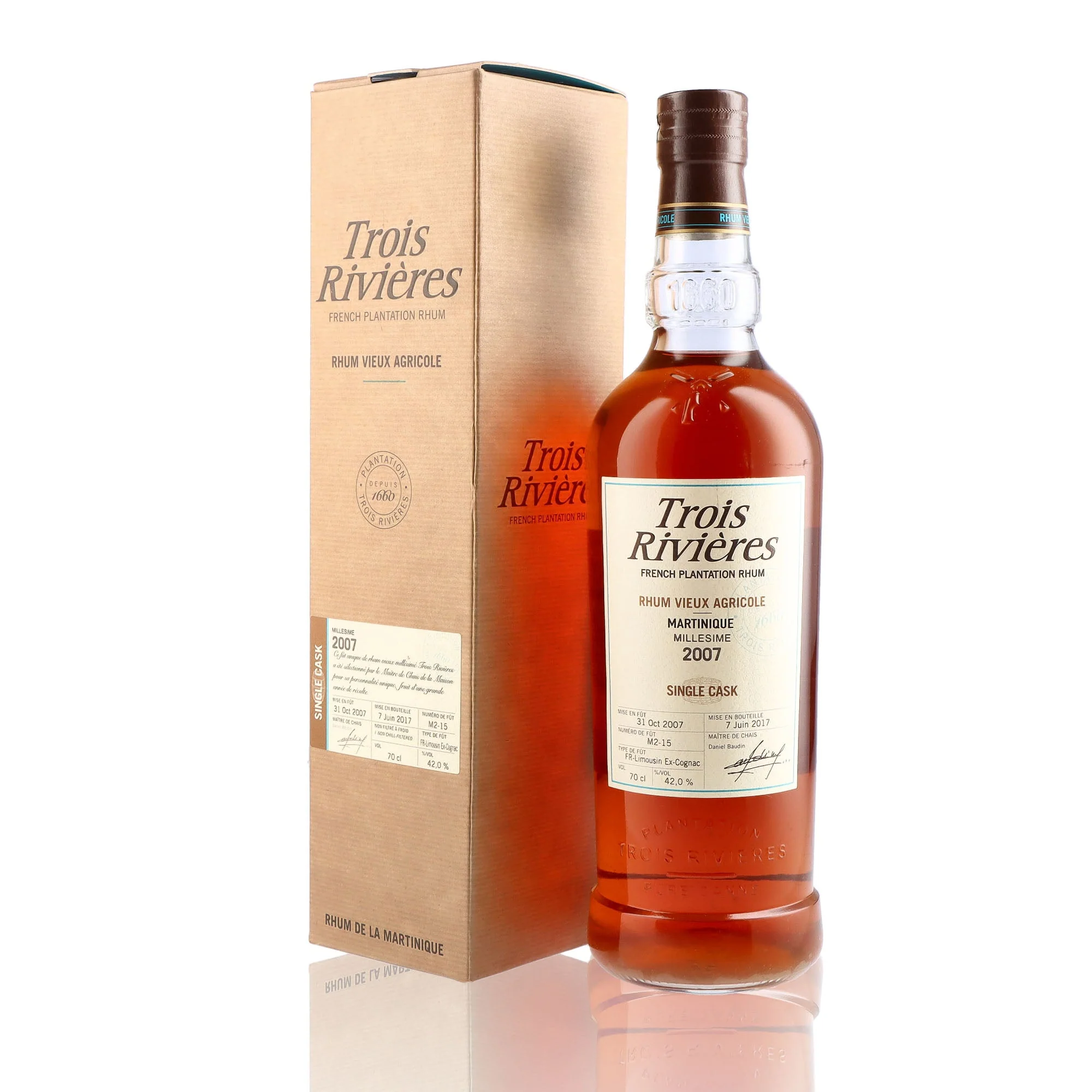 TROIS RIVIÈRES - Single Cask 2007 - 42% - Image 3