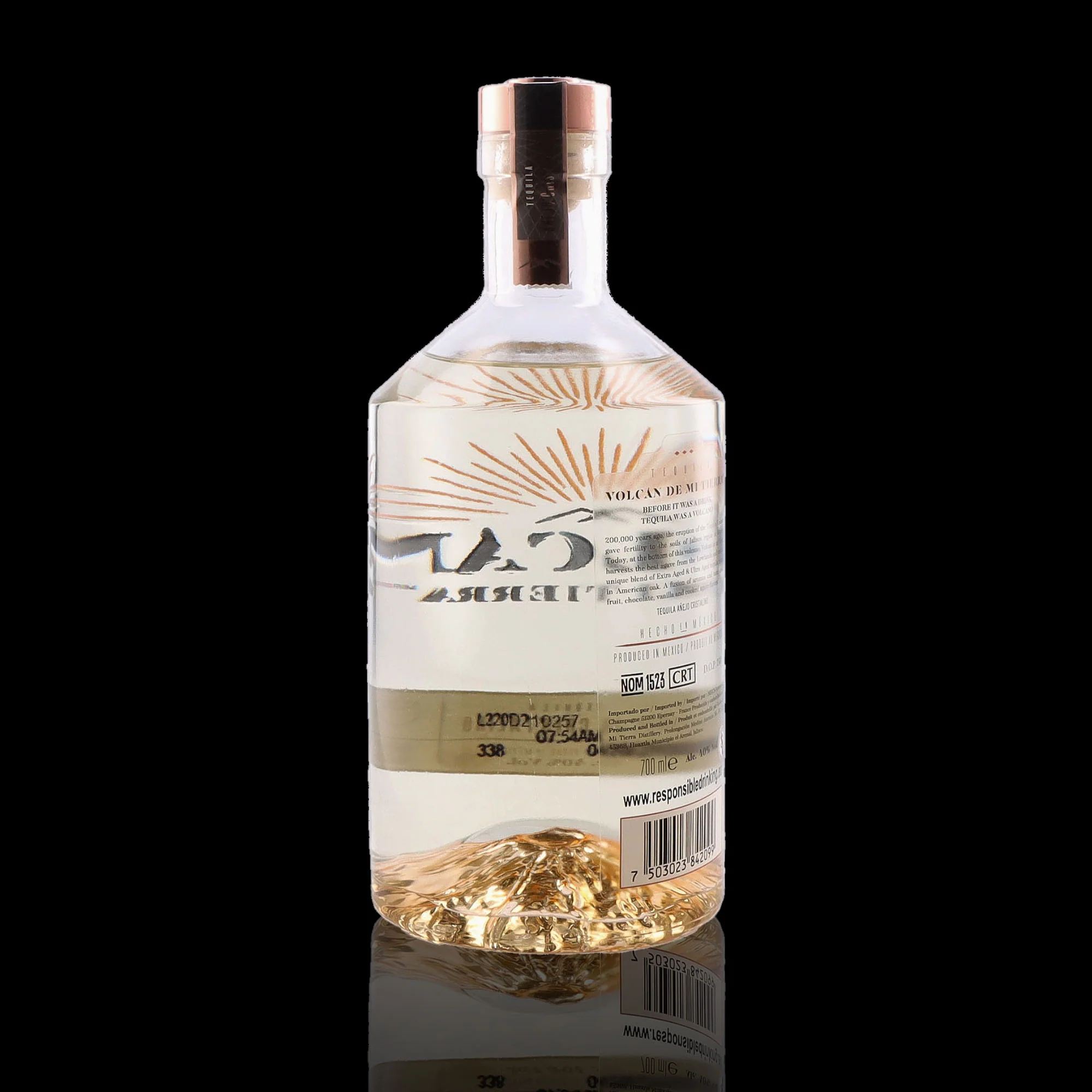 VOLCAN DE MI TIERRA - Añejo Cristalino - 40% - Image 3