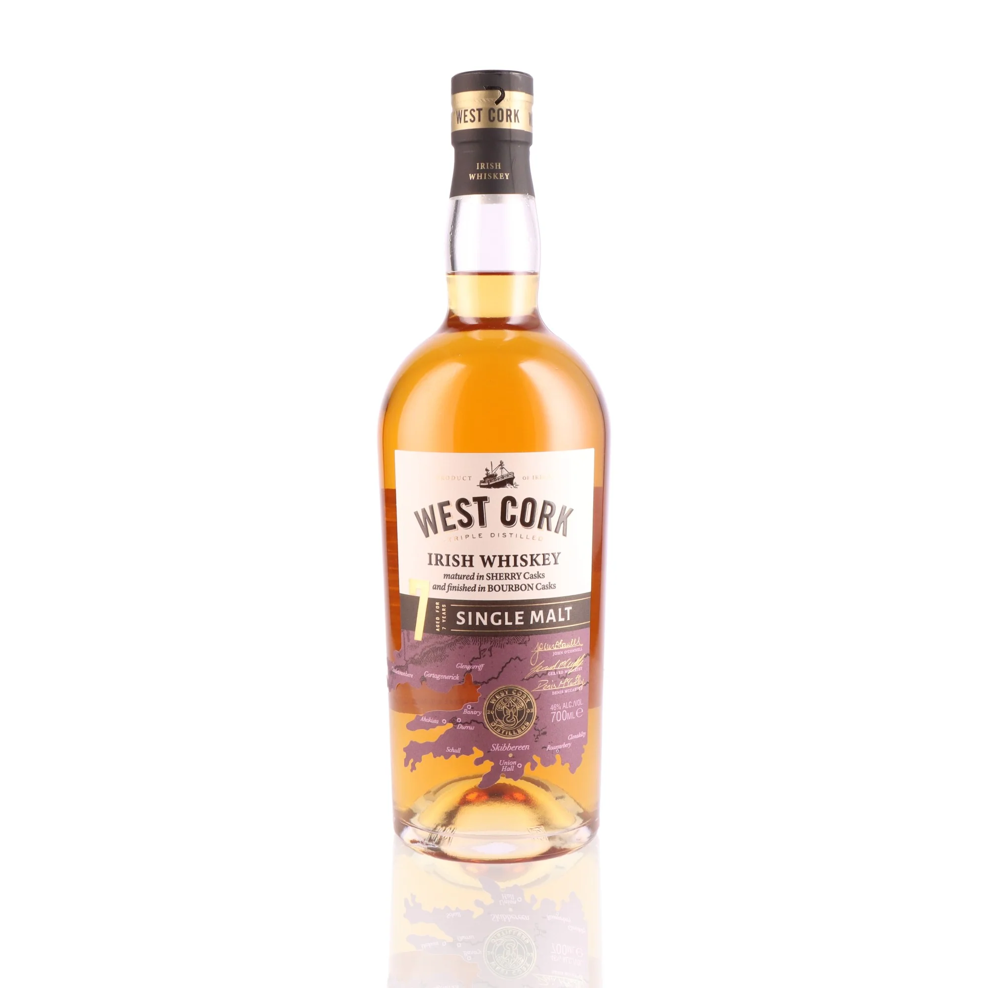 WEST CORK - 7 ans Single Malt - 46%