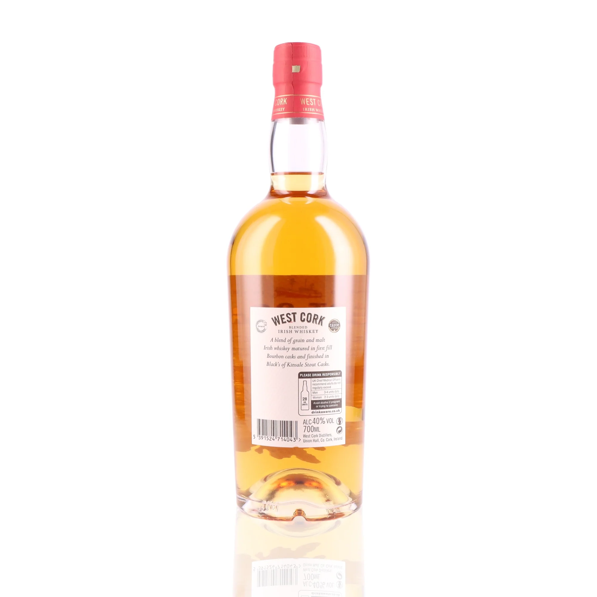 WEST CORK - Stout Cask - 40% - Image 2