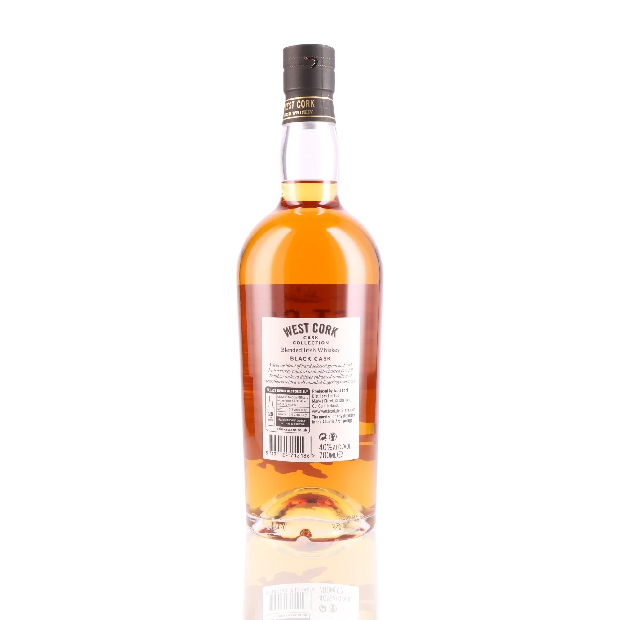 WEST CORK - The Black Cask - 40% - Image 2